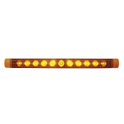 United Pacific 36902 3 High Power LED 1” Auxiliary/Utility Light with Visor Red LED/Clear Lens, Dual Function 
